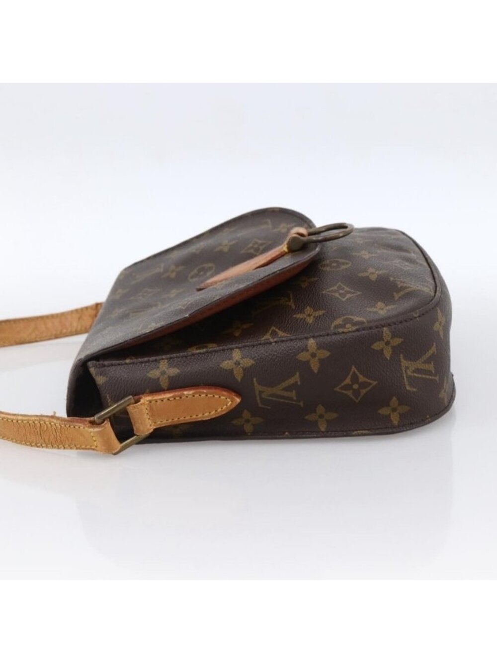Authentic LOUIS VUITTON Monogram Saint Cloud GM Shoulder Bag M51242 LV - Picture 10 of 16